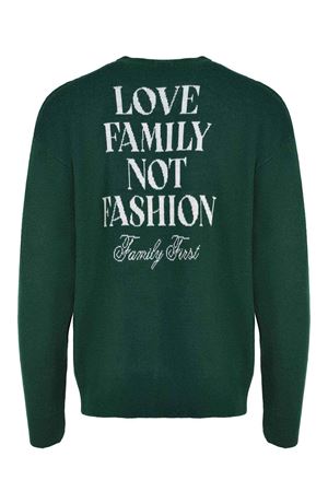 Green wool blend sweater FAMILY FIRST | SWF2502GREEN